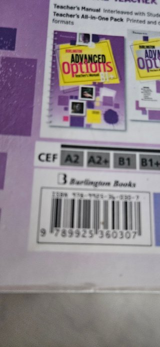 Burlington Avanced Options Workbook : B1