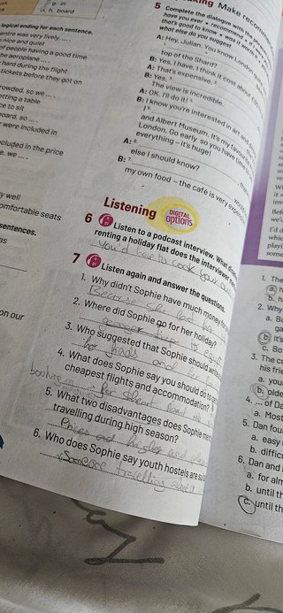 Burlington Avanced Options Workbook : B1