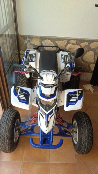 Yamaha Blaster 200 2t Azul y Blanco