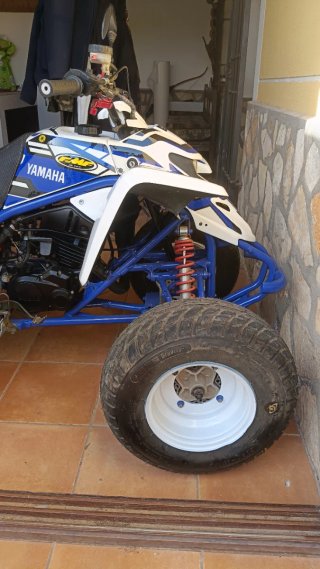 Yamaha Blaster 200 2t Azul y Blanco