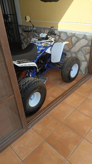Yamaha Blaster 200 2t Azul y Blanco