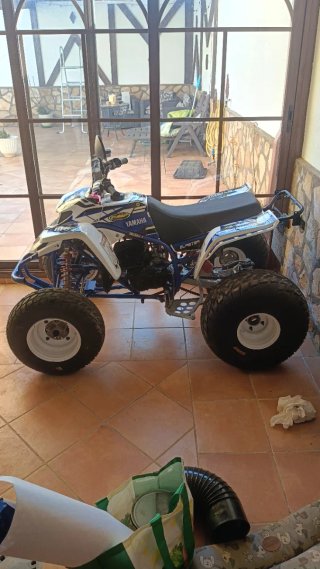 Yamaha Blaster 200 2t Azul y Blanco