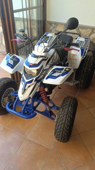 Yamaha Blaster 200 2t Azul y Blanco