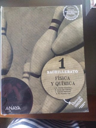 Libros 1 Bachillerato Ciencias Colegio San José.