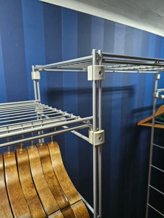 Vestidor Metálico Completo + Perchas