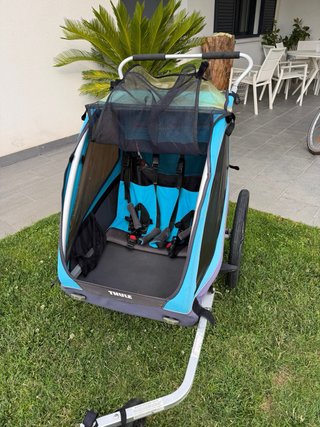 Bicicleta Eléctrica Decathlon + Carro Thule