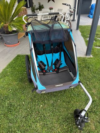 Bicicleta Eléctrica Decathlon + Carro Thule