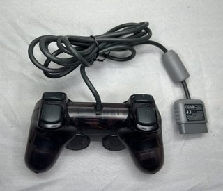 Controller PS2 Analogico Trasparente Nero DualShoc