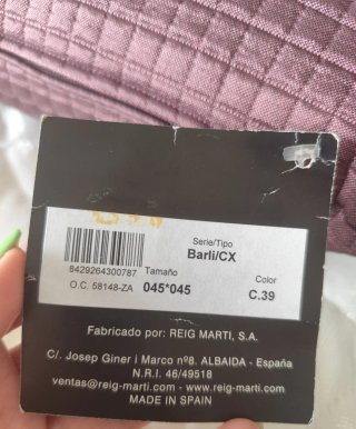 Cojines de Reig Marti
