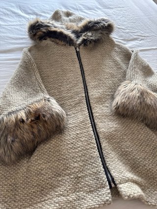 Chaquetón KUK Lana Gris Talla S