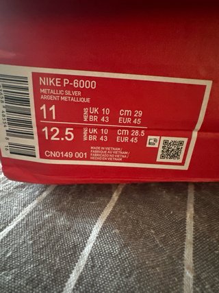 Nike P-6000 Metallic Silver