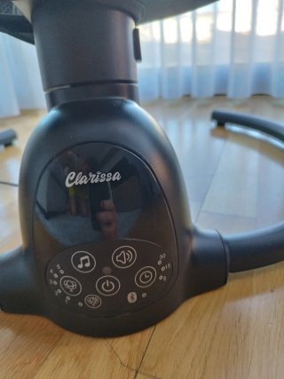 Hamaca bebé eléctrica gris