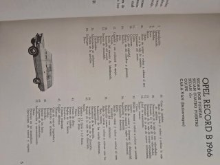Manual Taller Opel Record B 1966