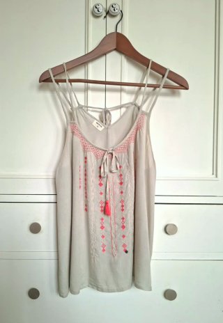 Blusa Brownie bordada