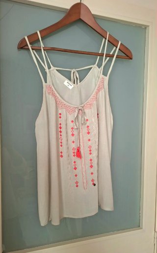 Blusa Brownie bordada