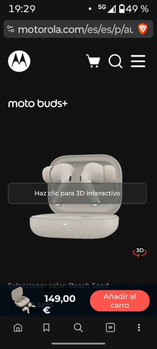Auriculares Motorola Moto buds+Bose nuevos