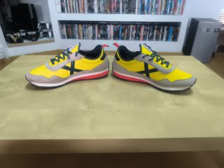 Zapatillas Munich Deportivas Amarillas y Grises