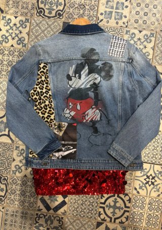 Chaqueta vaquera Mickey Mouse Desigual Talla M