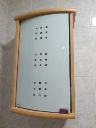 3 Muebles de Baño Madera y Cristal