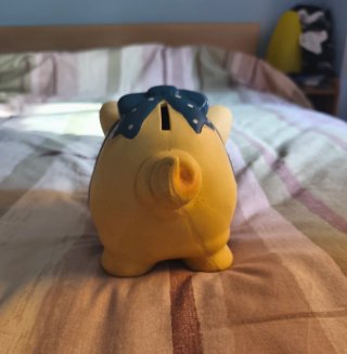 Hucha Cerdito de Cerámica