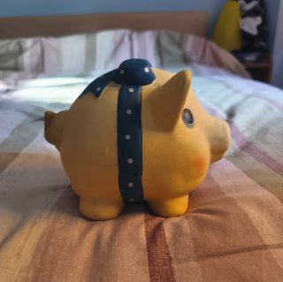 Hucha Cerdito de Cerámica