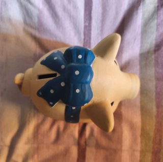 Hucha Cerdito de Cerámica