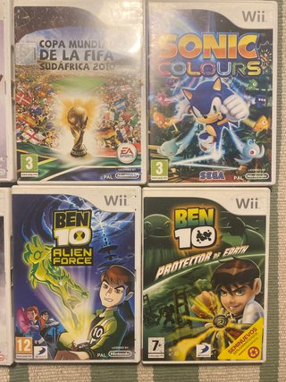 Pack 10 Videojuegos Wii: Skylanders, FIFA, Ben 10.