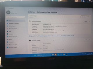 Acer Aspire 6930 Notebook Nero