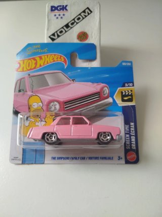 Hot Wheels Simpsons Family Car Rosa