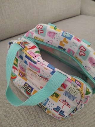 Bolsa Peppa Pig días lluviosos y arcoíris