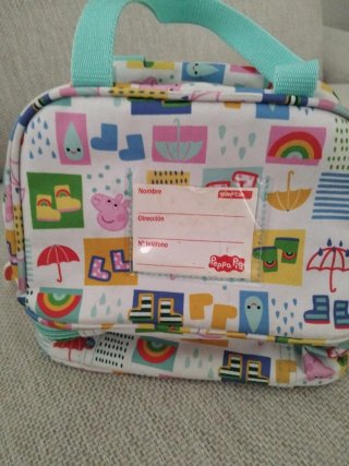 Bolsa Peppa Pig días lluviosos y arcoíris
