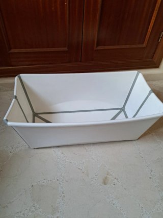 Bañera bebe Stokke blanca