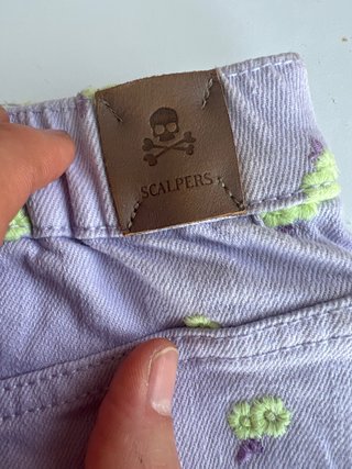 Falda vaquera niña Scalpers floral