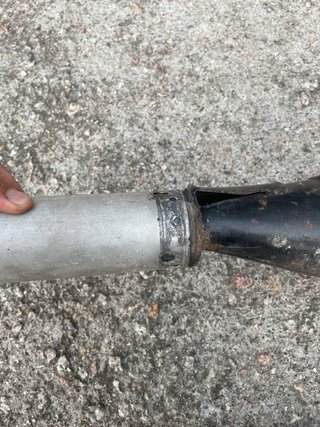 Tubo de escape TUN para restaurar gilera runner