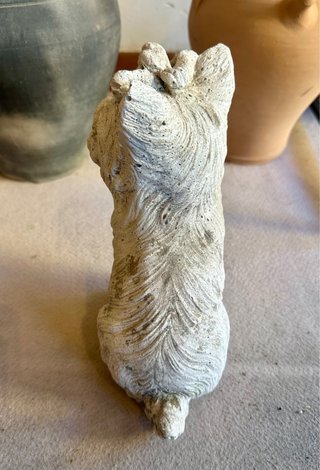 Escultura Perro Yorkshire Terrier Piedra