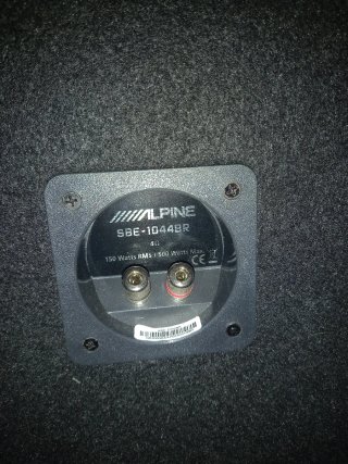 Subwoofer Alpine SBE-1044BR