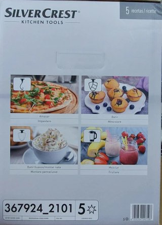 Procesador de alimentos, amasadora y batidora Silv