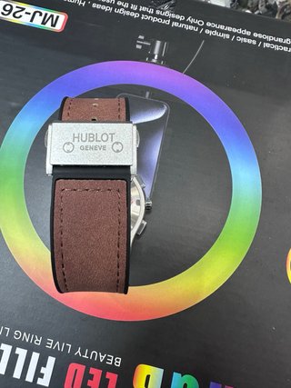 Reloj Hombre Negro y Plateado automatico