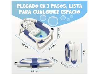 Bañera bebé plegable 5 en 1