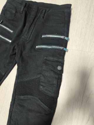 Pantalones Moto Negro con Protecciones