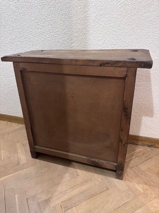 Mueble recibidor antiguo de madera