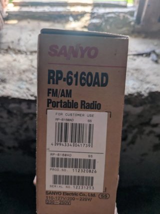 Radio Portátil Sanyo RP-6160AD FM/AM