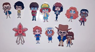 Pegatinas Stranger Things Chibi