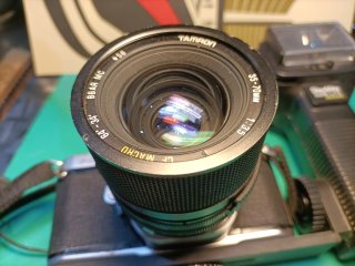Pentax ME Super con obiettivoTamron 35-70mm