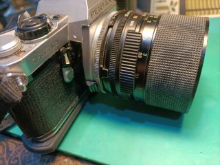 Pentax ME Super con obiettivoTamron 35-70mm