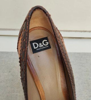 Scarpe tacco Dolce & Gabbana N 38 originali pelle