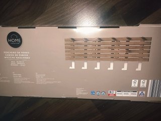 Perchero de pared Home Creation madera