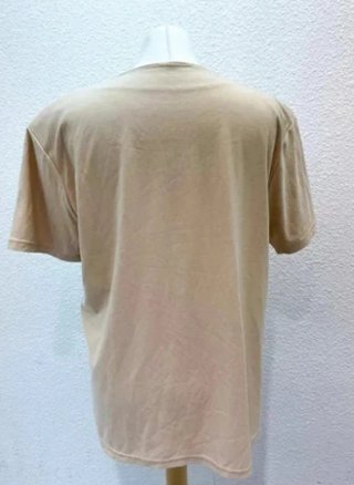 Camisa beige vintage L con adornos