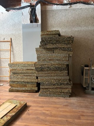 Paneles espuma aglomerada poliuretano