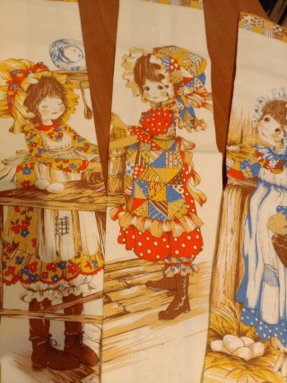 Set 4 Strofinacci Miss Petticoat Vintage Nuovi